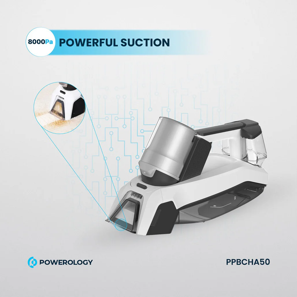 Powerology Cordless Spot Cleaner – White - Image 7