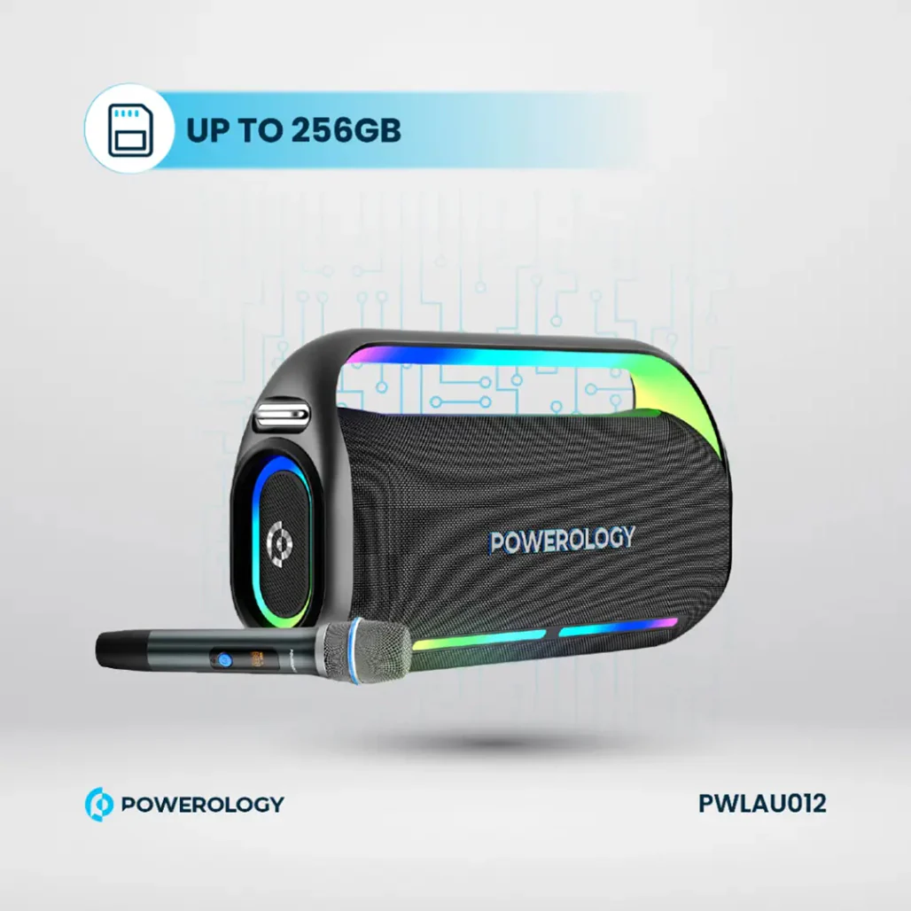 Powerology Deep Bass Party Speaker - Black - Image 10