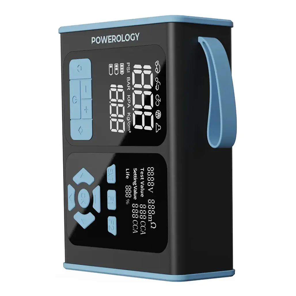 Powerology Portable Car Starter, Air Pump & OBD II Car Diagnostic Tool - Black/Blue - Image 3