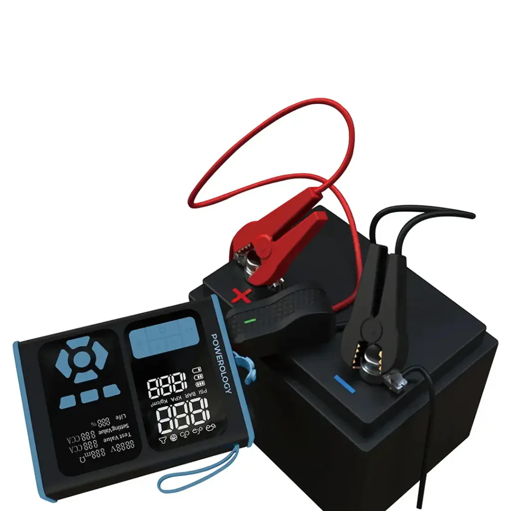 Powerology Portable Car Starter, Air Pump & OBD II Car Diagnostic Tool - Black/Blue - Image 4