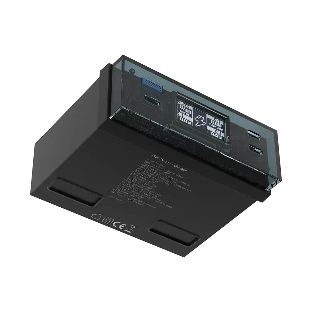 Powerology Power Hub Desktop Charging Station - Black - Image 2
