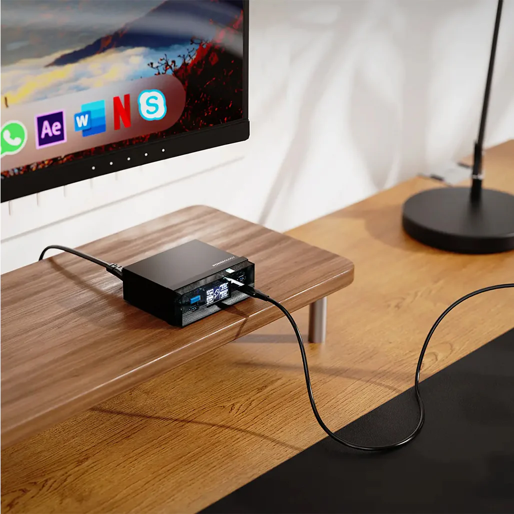Powerology Power Hub Desktop Charging Station - Black - Image 4