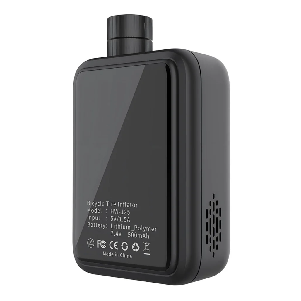 Powerology Super Compact Tire Inflator - Efficient, Portable & Sleek Black Design - Image 4