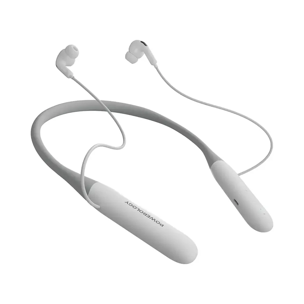 Powerology Toneflex ENC Wireless Neckband - White