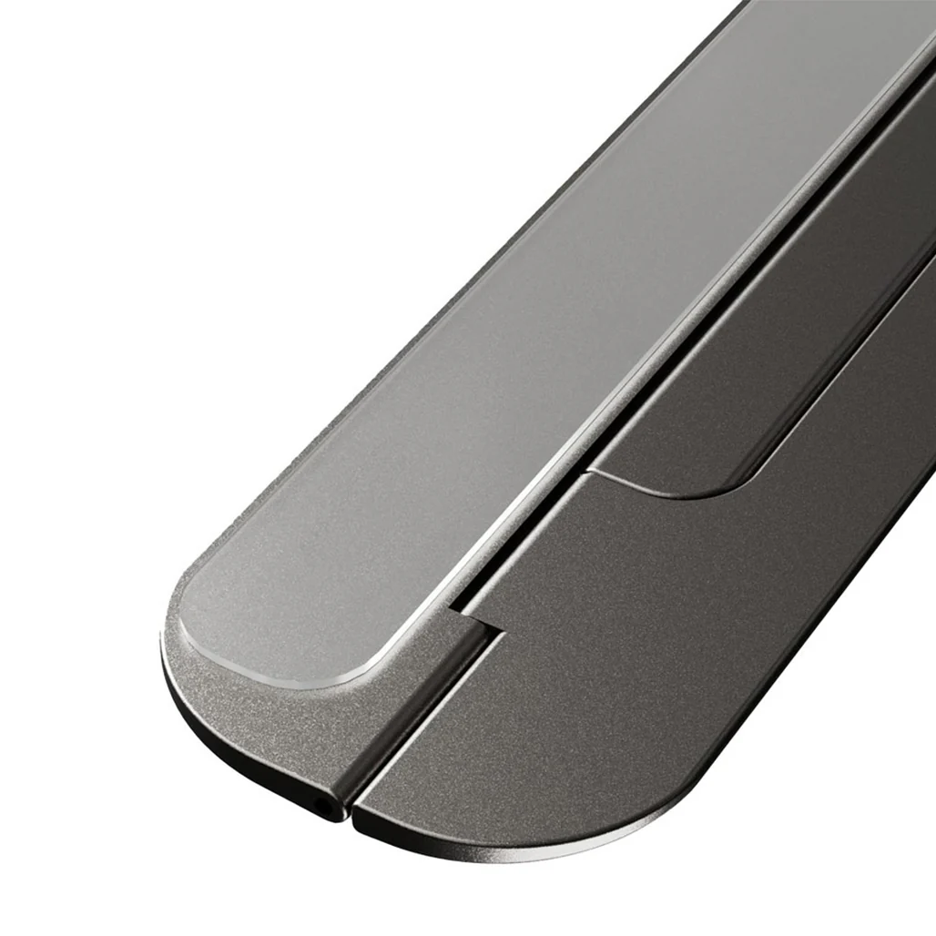 Powerology Ultra-Thin Aluminum Laptop Stand – 3mm Foldable, Lightweight & Portable for 15” Devices - Image 6