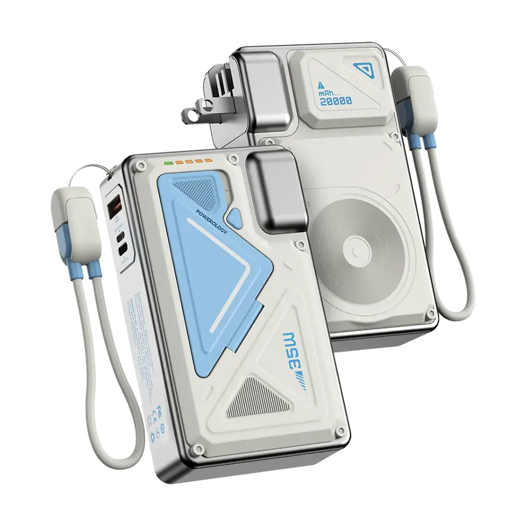 Powerology Wall Charger MagSafe Power Bank 20000mAh