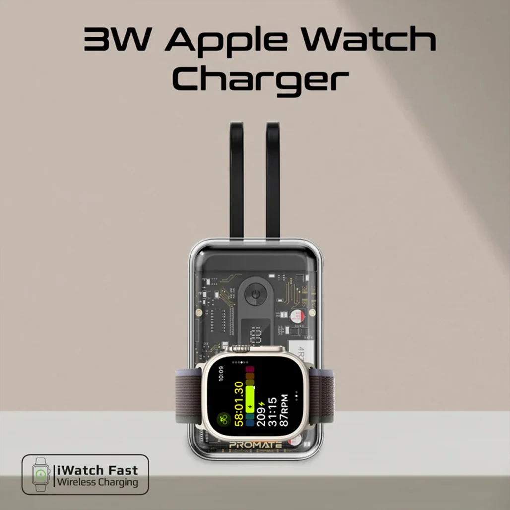 Promate 65W Multi-Device Charging Transparent Power Bank - Image 8