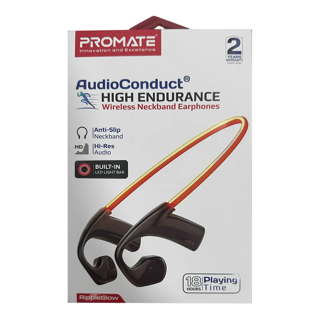 Promate AudioConduct - Wireless Neckband Earphones - Image 2