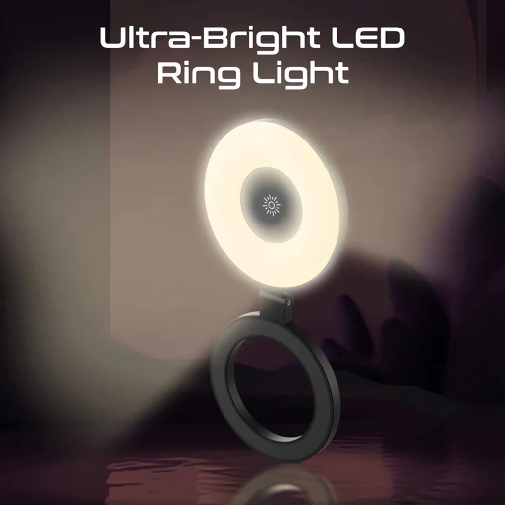 Promate MagHalo Ultra-Slim MagSafe Compatible Rechargeable LED Ring Light - Image 5