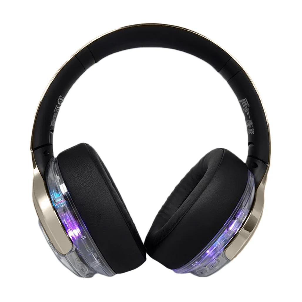 Promate Transtune - ANC Wireless Headphones with RGB Lights | Gunmetal - Image 2
