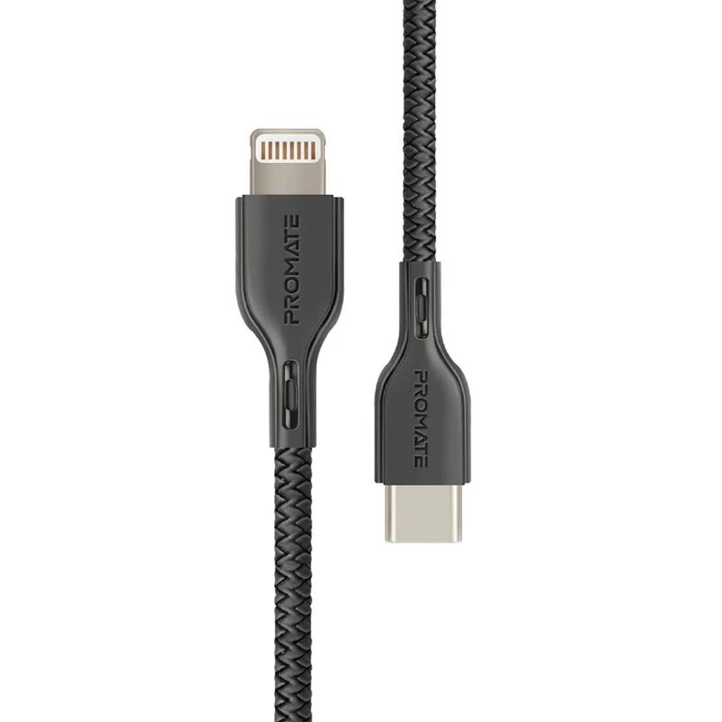 Promate USB-C OTG Cable with lightning connector