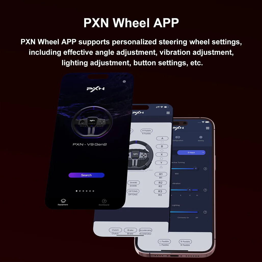 PXN-V9 GEN2 Racing Wheel - Image 4