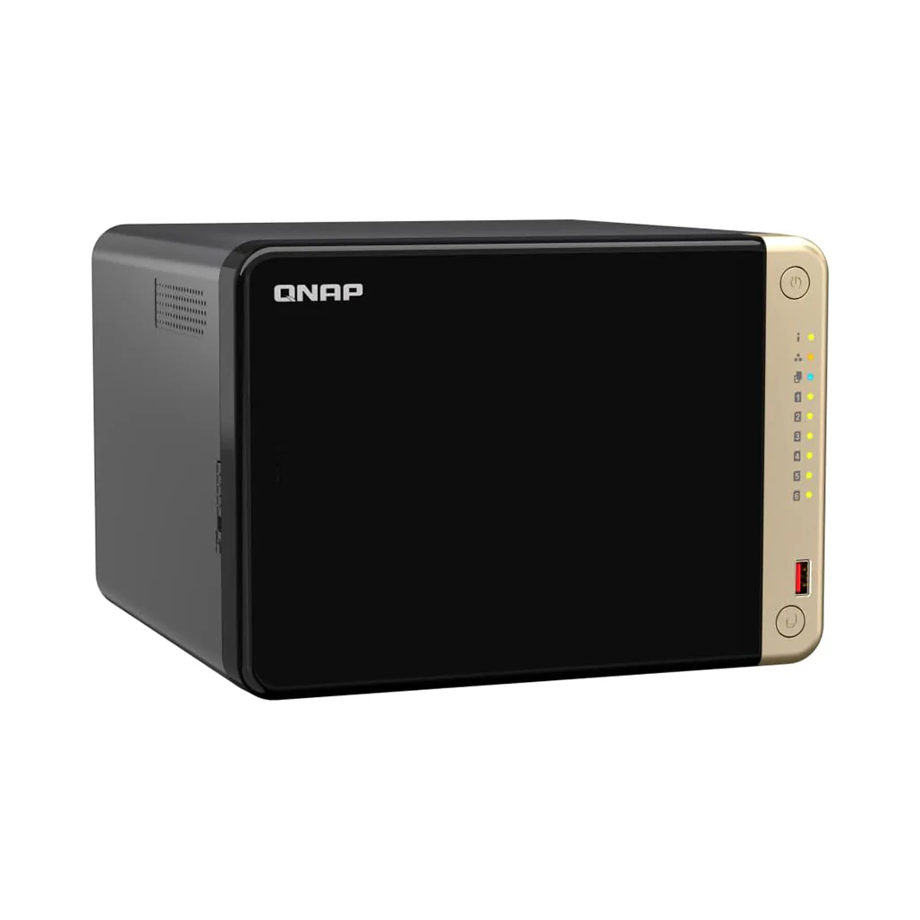 QNAP TS-664-8G-US 6-Bay Desktop NAS – High-Performance Intel Quad-Core Processor, Dual 2.5GbE Ports, and SSD Caching - Image 3
