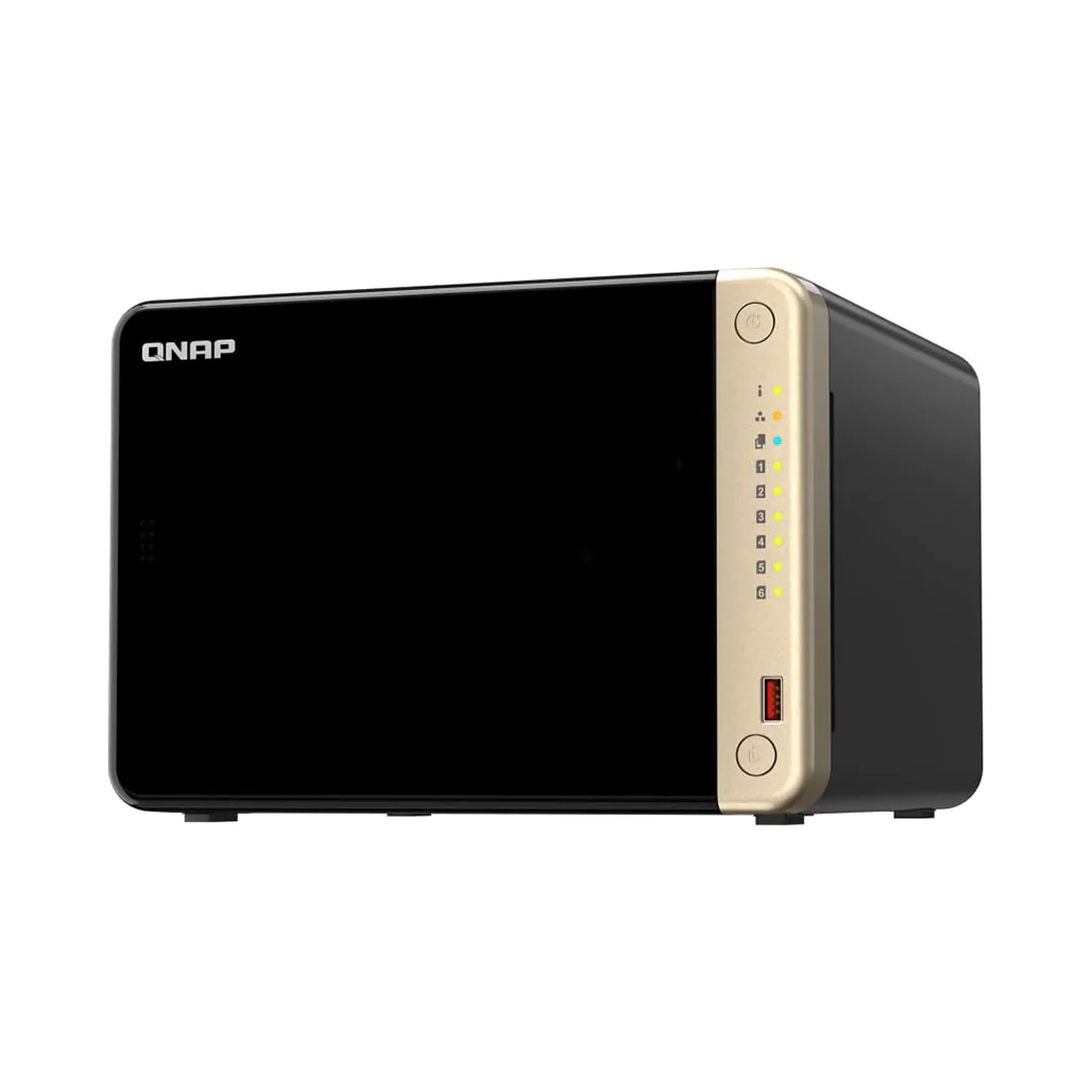 QNAP TS-664-8G-US 6-Bay Desktop NAS – High-Performance Intel Quad-Core Processor, Dual 2.5GbE Ports, and SSD Caching - Image 4