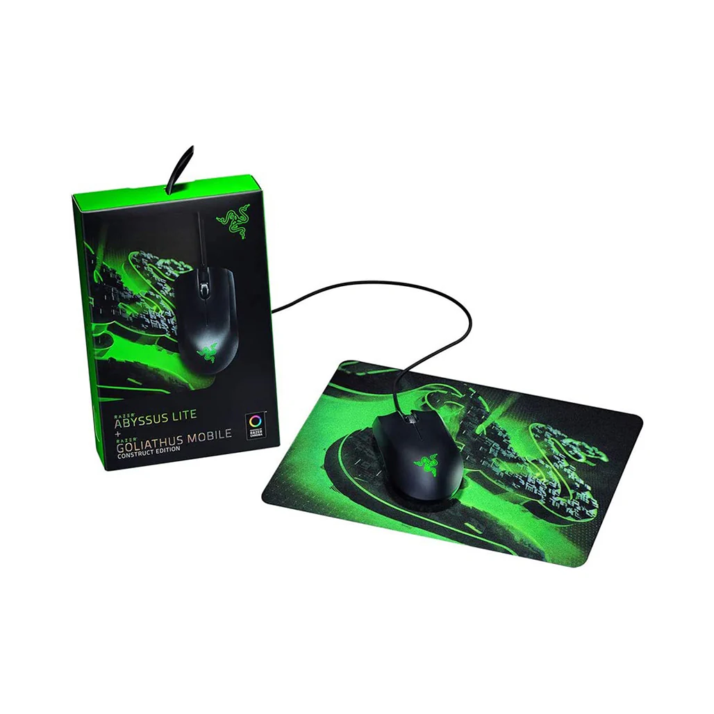 Razer Abyssus Lite & Goliathus Mobile Construct Edition Bundle – Gaming Mouse and Ultra-Slim Mouse Mat - Image 2