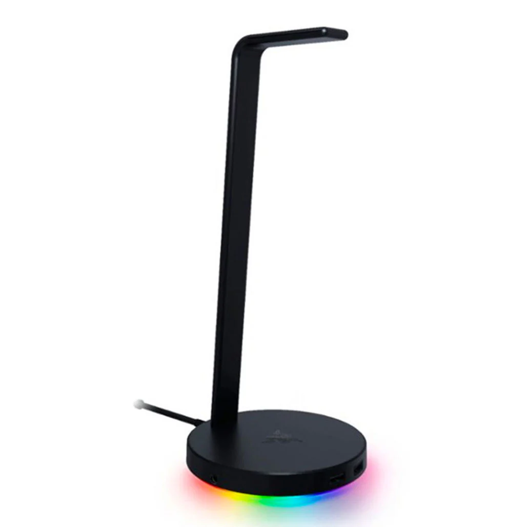 Razer Base Station V2 Chroma - Black Headset Stand with USB Hub, 7.1 Surround Sound, and Razer Chroma™ RGB - Image 4