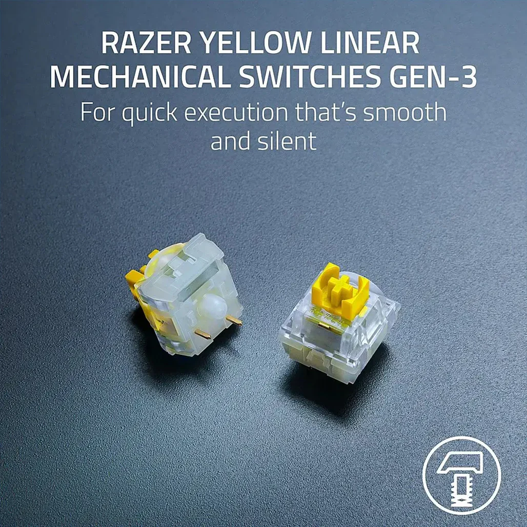 Razer BlackWidow V4 X Fortnite Edition Keyboard - Yellow Switch - Image 5