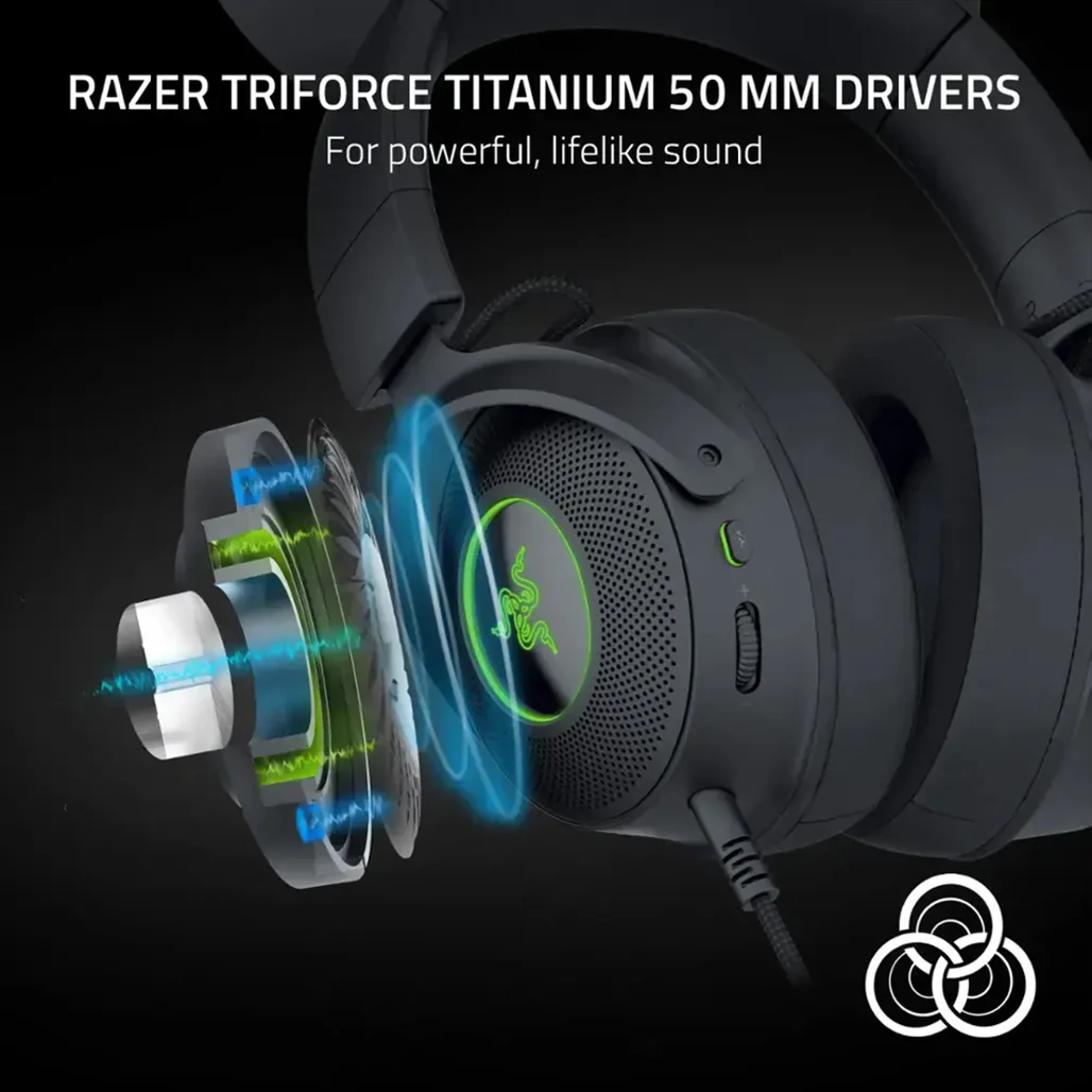 Razer Kraken Kitty V2 PRO - Wired RGB Gaming Headset - Image 9