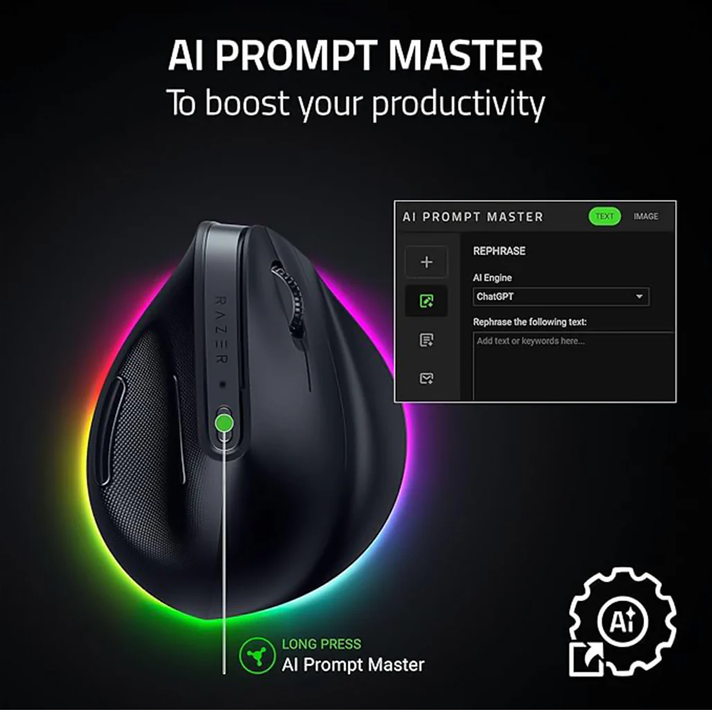 Razer Pro Click V2 Vertical Ergonomic Mouse - Image 6