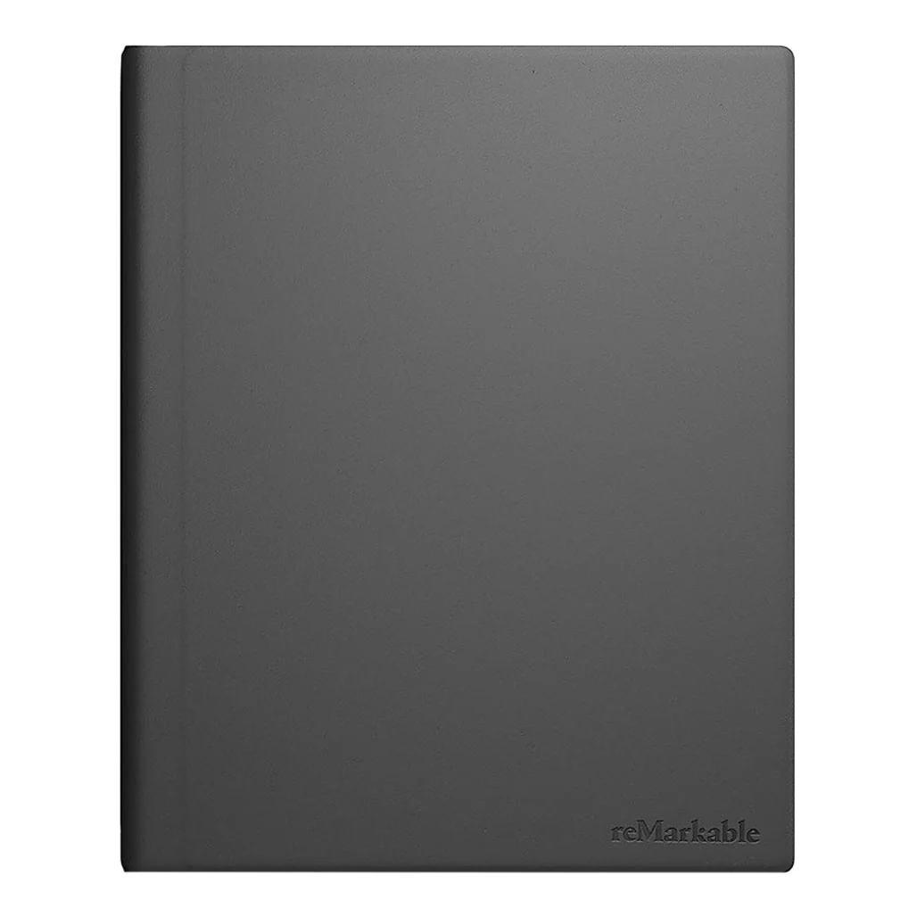 reMarkable 2 Book Folio Cover - Premium Black Leather Protection