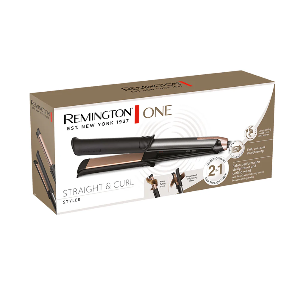 Remington ONE Straight & Curl Styler - S6077 - Image 3
