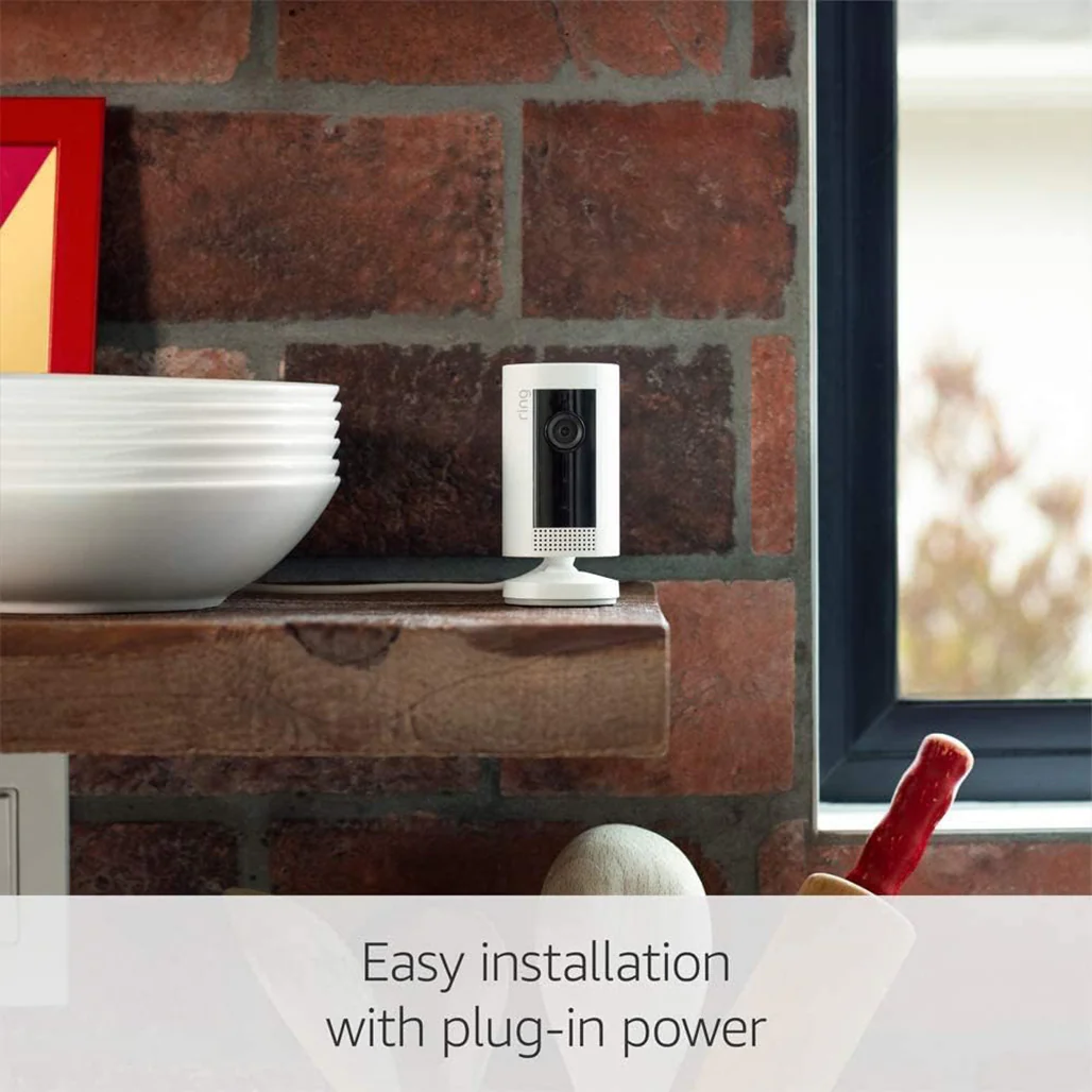 Ring Indoor Camera (1st Gen) – Smart Wi-Fi Home Security Camera with Two-Way Talk, Motion Detection, Night Vision, and Full HD Live Video – White - Image 6