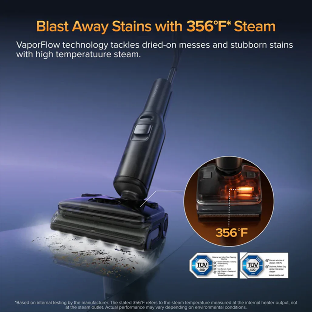 Roborock F25 Ultra - Wet & Dry Vacuum with Steam and High-Temperature Cleaning - Image 11
