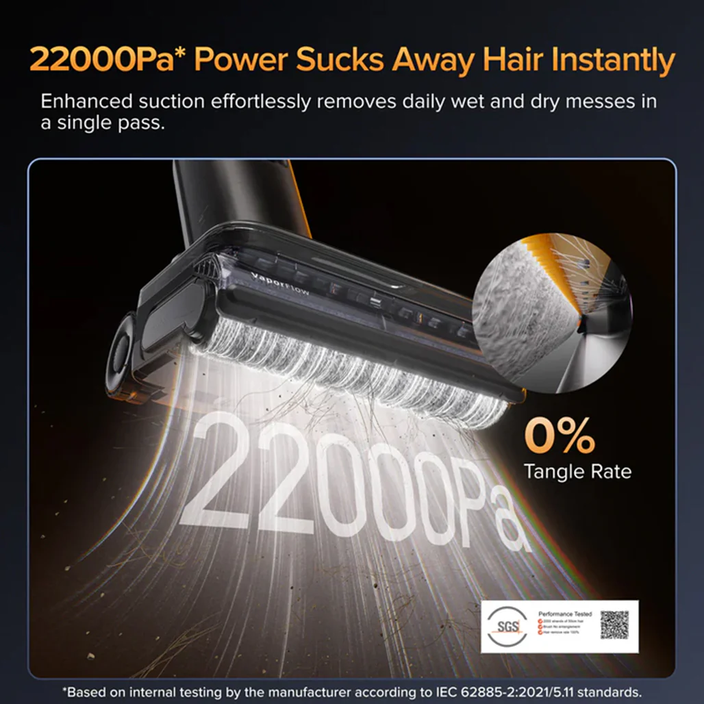 Roborock F25 Ultra - Wet & Dry Vacuum with Steam and High-Temperature Cleaning - Image 13