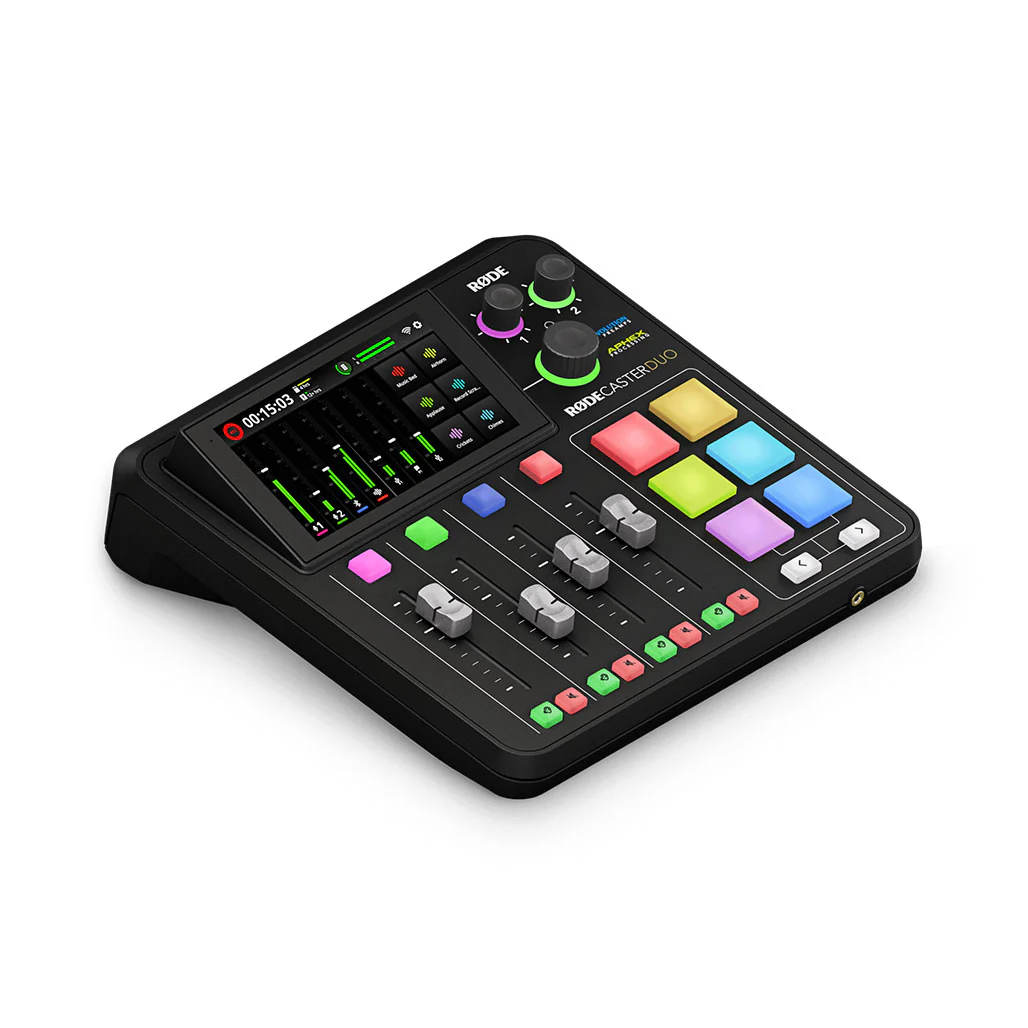 Rode RØDECaster Duo – Compact Integrated Audio Production Studio for Podcasters and Content Creators