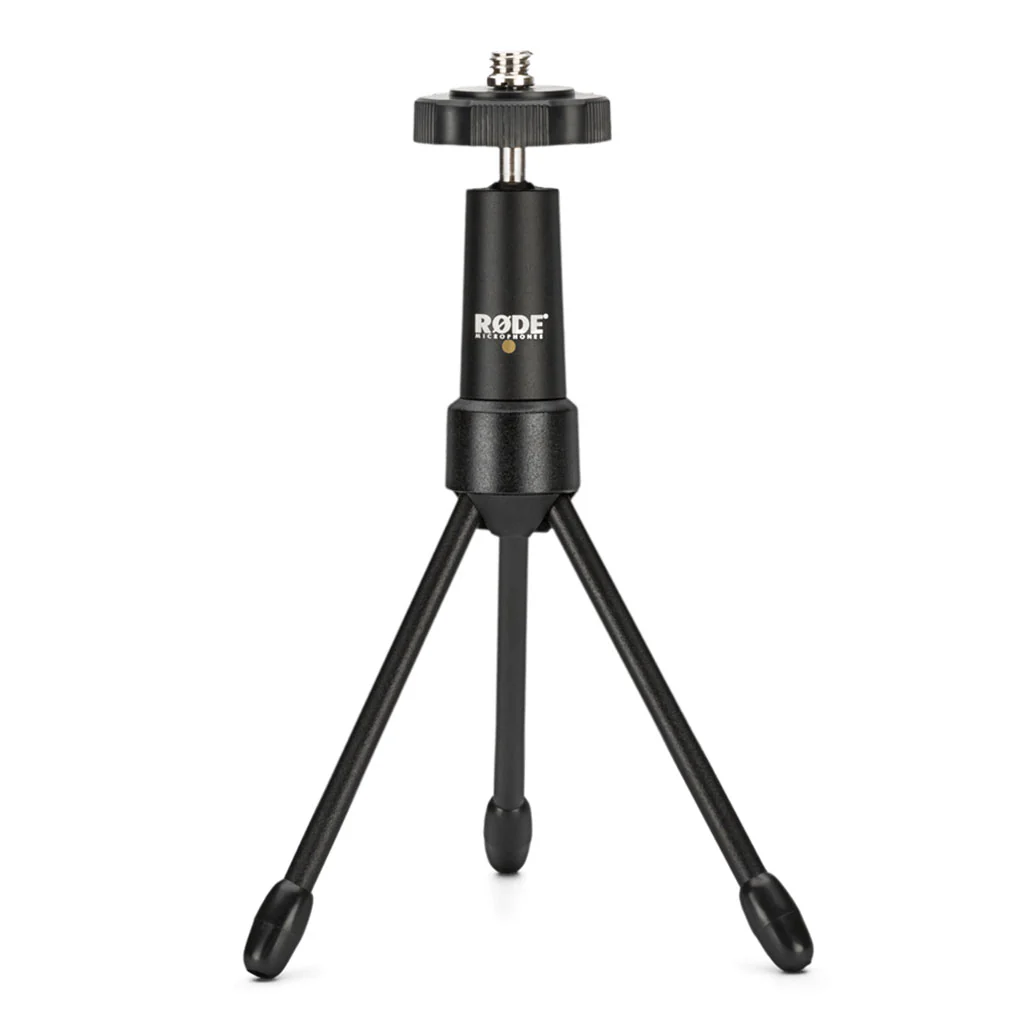 Rode Tripod Mini – Collapsible Tabletop Tripod for Microphones and Cameras