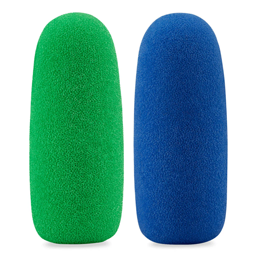 Rode WS-Chroma Chroma Key Windshield Set for VideoMic NTG - Blue and Green Foam Covers