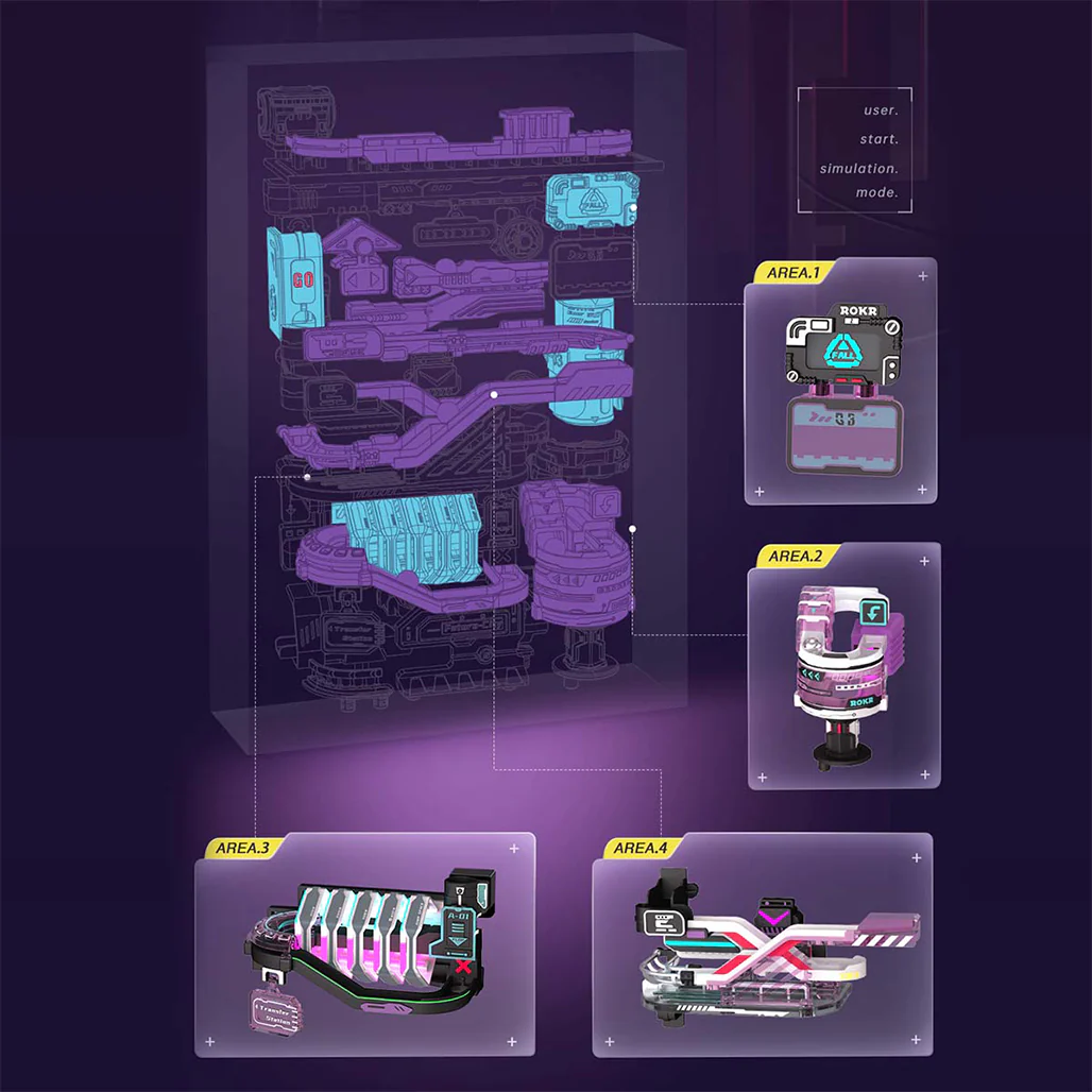 ROKR Future City Marble Run Mechanical 3D Puzzle MR02S - Image 6