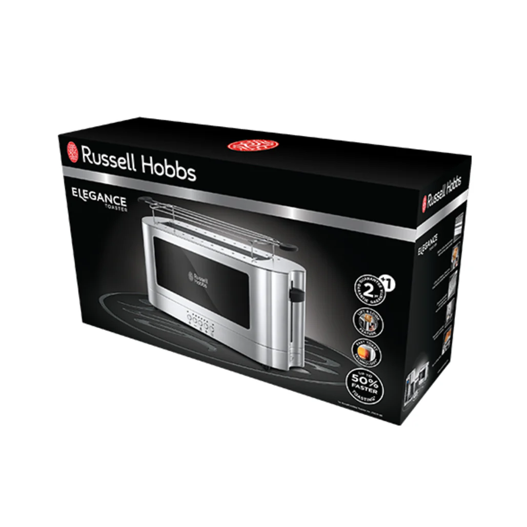 Russell Hobbs Elegance 2 Slice Toaster – Fast Toasting - Image 4