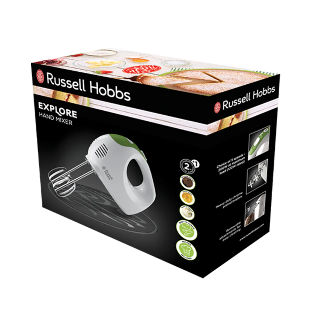 Russell Hobbs Explore Hand Mixer – 125W 5-Speed Mixer - Image 4