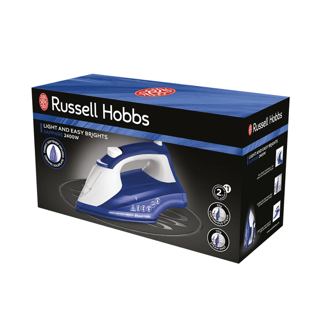 Russell Hobbs Light & Easy Brights Sapphire Iron - Image 5