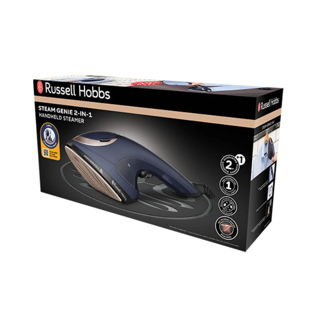 Russell Hobbs Steam Genie 2-in-1 – Handheld Steamer and Iron - Image 7