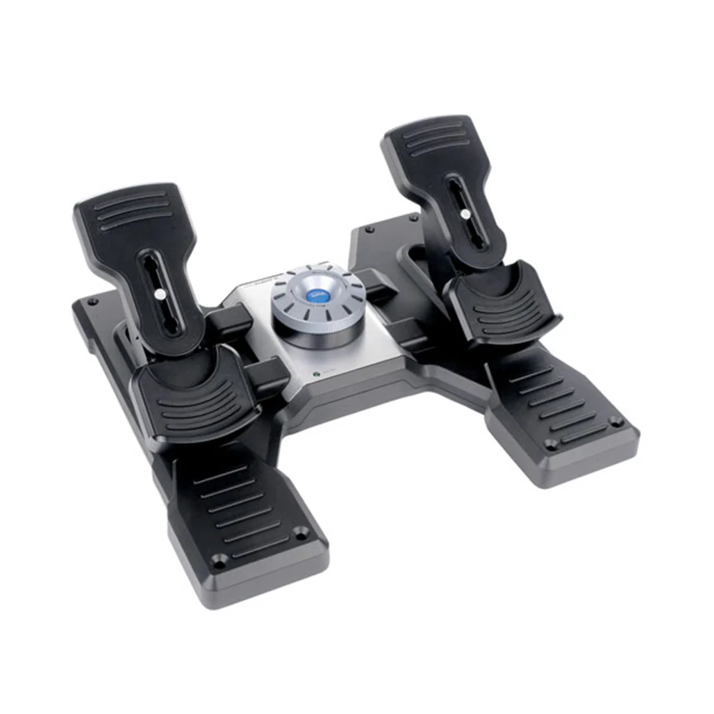 Saitek Rudder Pedals - Flight Pedals with Toe Brakes - Image 3