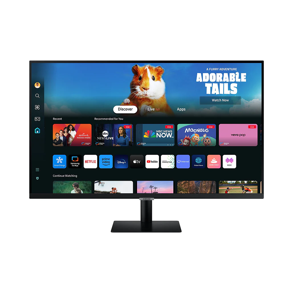 Samsung 27" Smart Monitor M5 M50D – Black