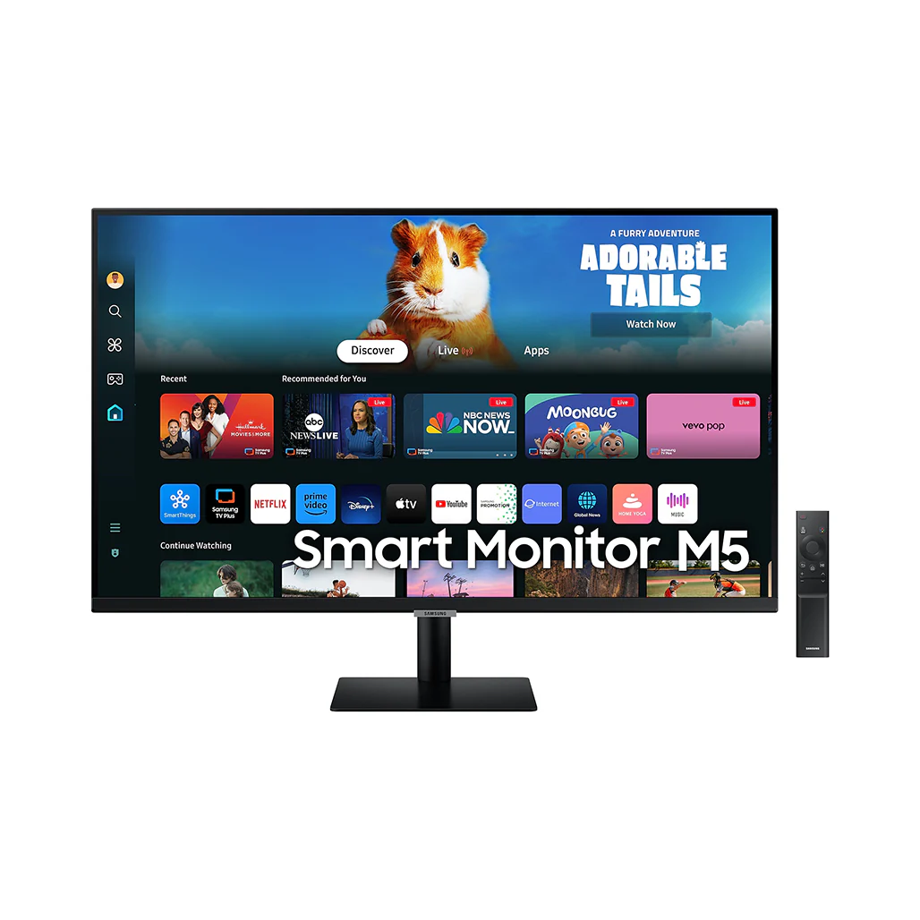 Samsung 27" Smart Monitor M5 M50D – Black - Image 8