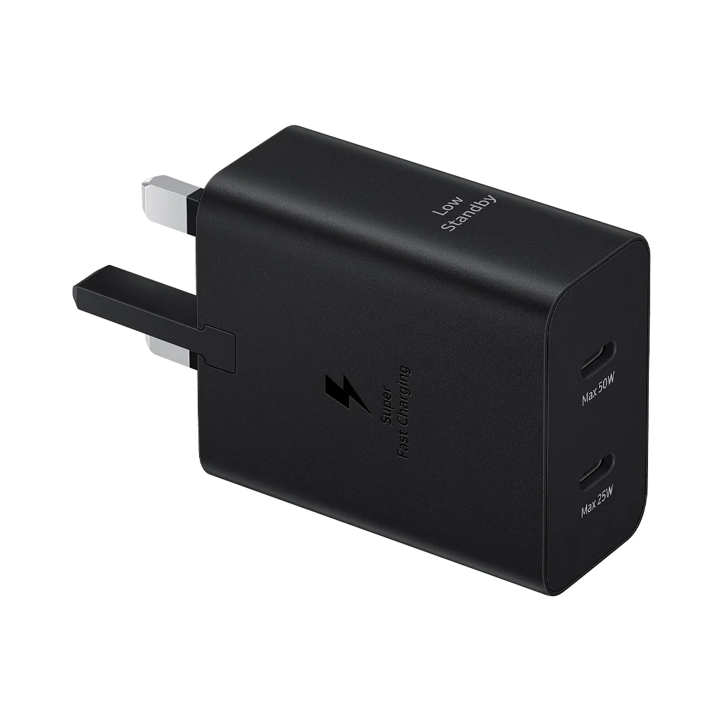 Samsung 50W PD Power Adapter T5020 with 5A USB-C to USB-C Cable - Dual-Port Fast Charger for Multi-Device Compatibility - Image 6