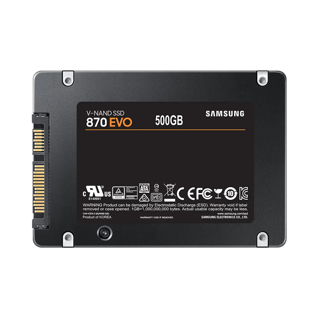 Samsung 870 EVO SATA III 500GB SSD - High-Speed 2.5" Internal Solid State Drive - Image 2