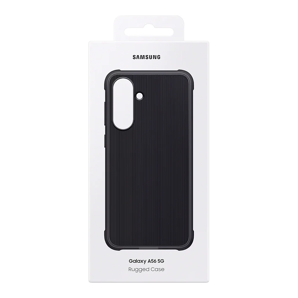 Samsung Galaxy A56 5G Rugged Case – Shockproof Military-Grade Protective Cover, Eco-Friendly Grip, Black - Image 6