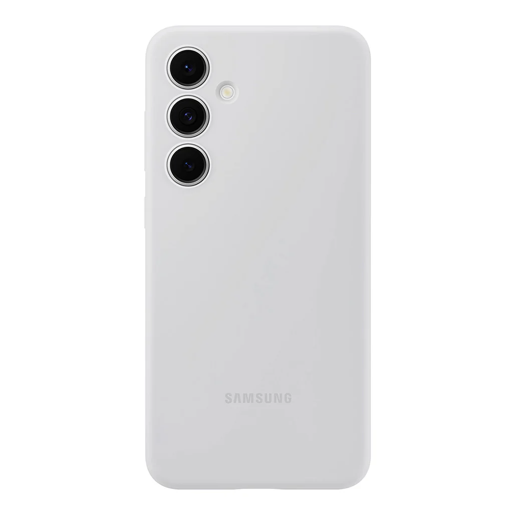 Samsung Galaxy S24 FE Silicone Case – Gray, Stylish and Protective