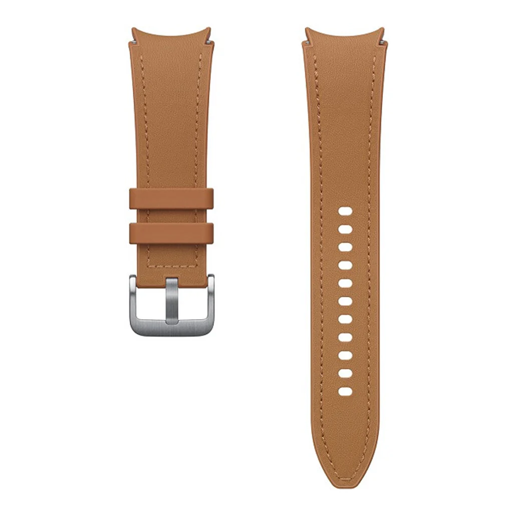 Samsung Galaxy Watch Hybrid Eco-Leather T-Buckle Band - 20mm - M/L - Black - Image 7