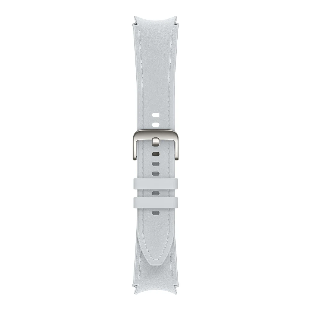 Samsung Galaxy Watch Hybrid Eco-Leather T-Buckle Band - 20mm - M/L - Silver - Image 3