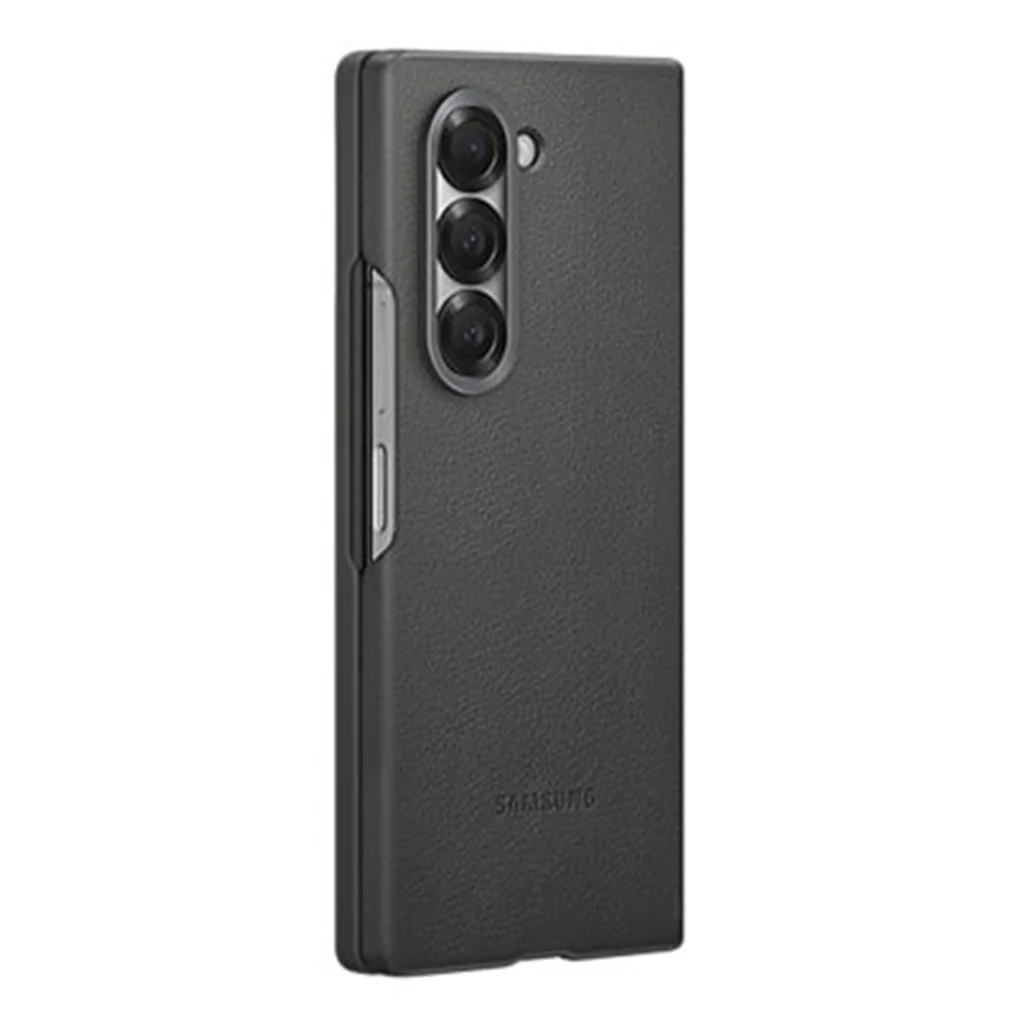 Samsung Galaxy Z Fold6 Kindsuit Case - Gray, Premium Eco-Leather Protection - Image 2