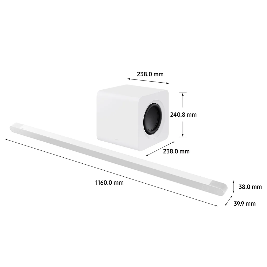 Samsung HW-S801B Ultra Slim Lifestyle Soundbar with Wireless Subwoofer - Image 7