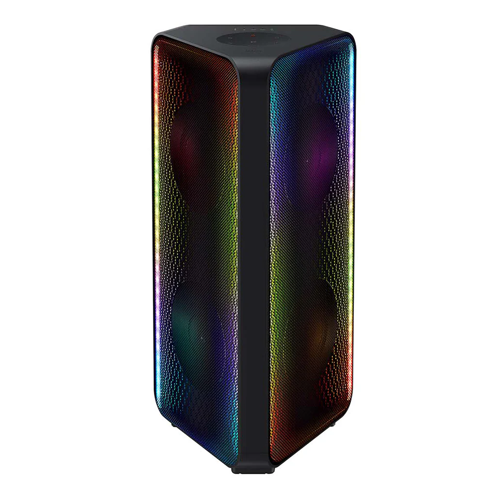 Samsung Sound Tower MX-ST40B – 160W Portable Party Speaker with Built-In Battery, IPX5 Water Resistance & LED Party Lights