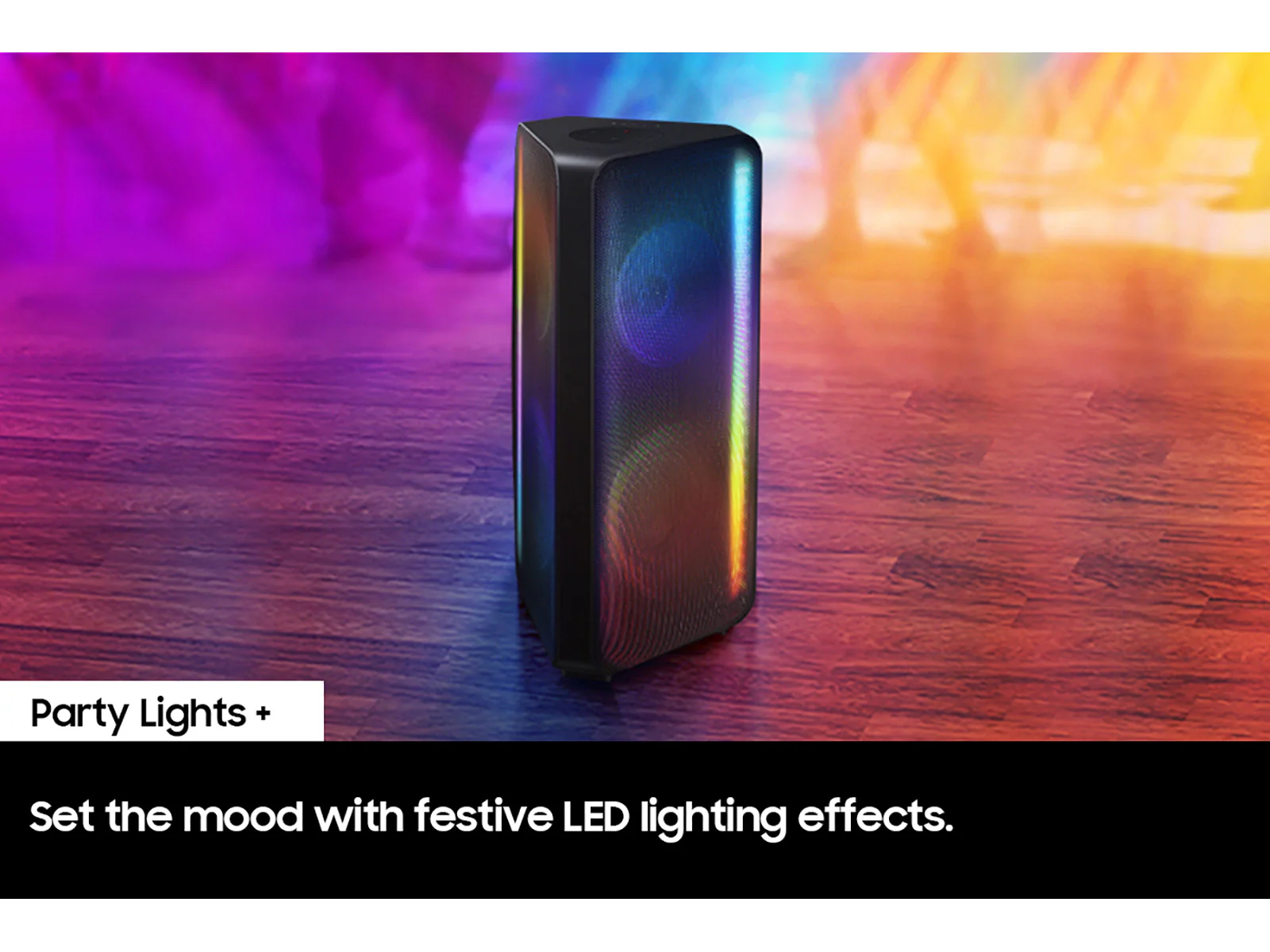 Samsung Sound Tower MX-ST40B – 160W Portable Party Speaker with Built-In Battery, IPX5 Water Resistance & LED Party Lights - Image 8
