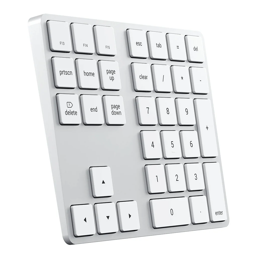 Satechi Bluetooth Extended Wireless Keypad - Silver | ST-XLABKS - Image 4